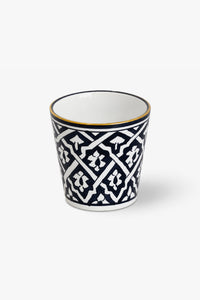 PETIT CACHE POT OU VASE · Fassia · FASSIA GOLD · Noir