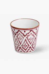 GRAND CACHE POT OU VASE · aubergine · Fassia · FASSIA GOLD
