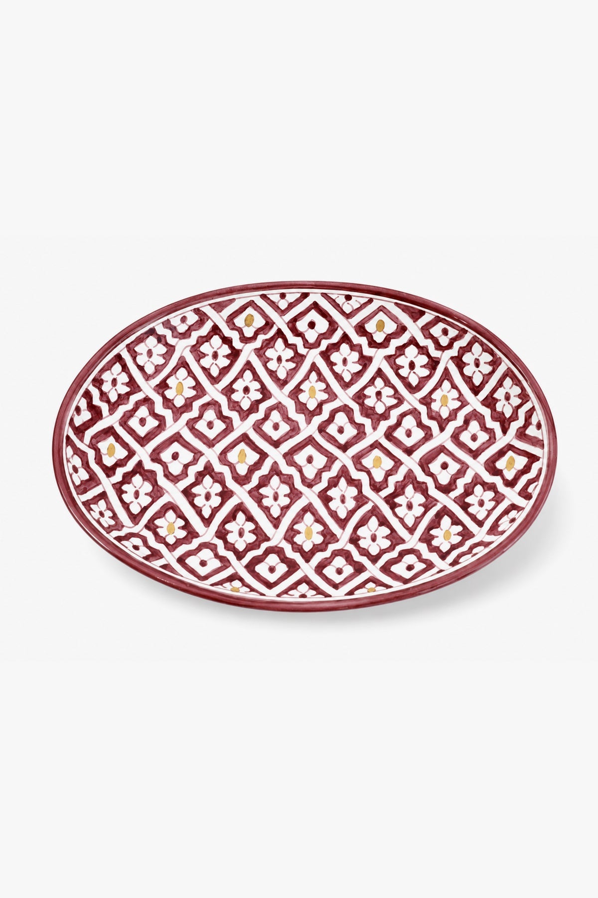 PLATEAU OVAL LARGE · aubergine · Fassia · FASSIA GOLD