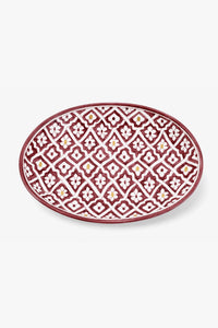 PLATEAU OVAL LARGE · aubergine · Fassia · FASSIA GOLD