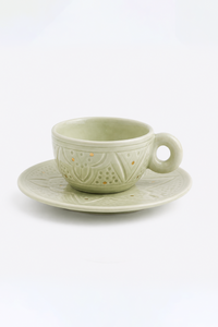 TASSE À CAFÉ AVEC SOUCOUPE