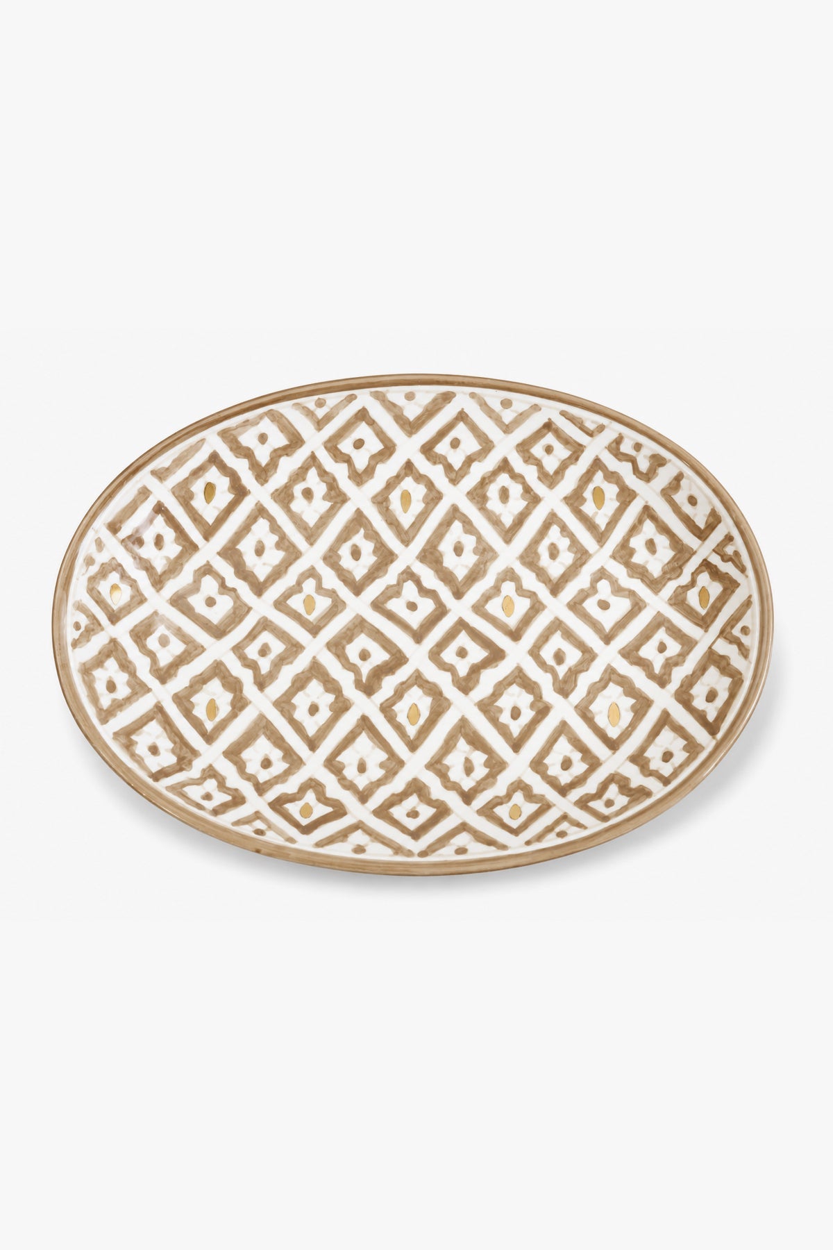 PLATEAU OVAL LARGE · Fassia · FASSIA GOLD · PLATS ET PLATEAUX