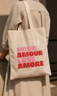TOTE BAG AMOUR · tote bag amour