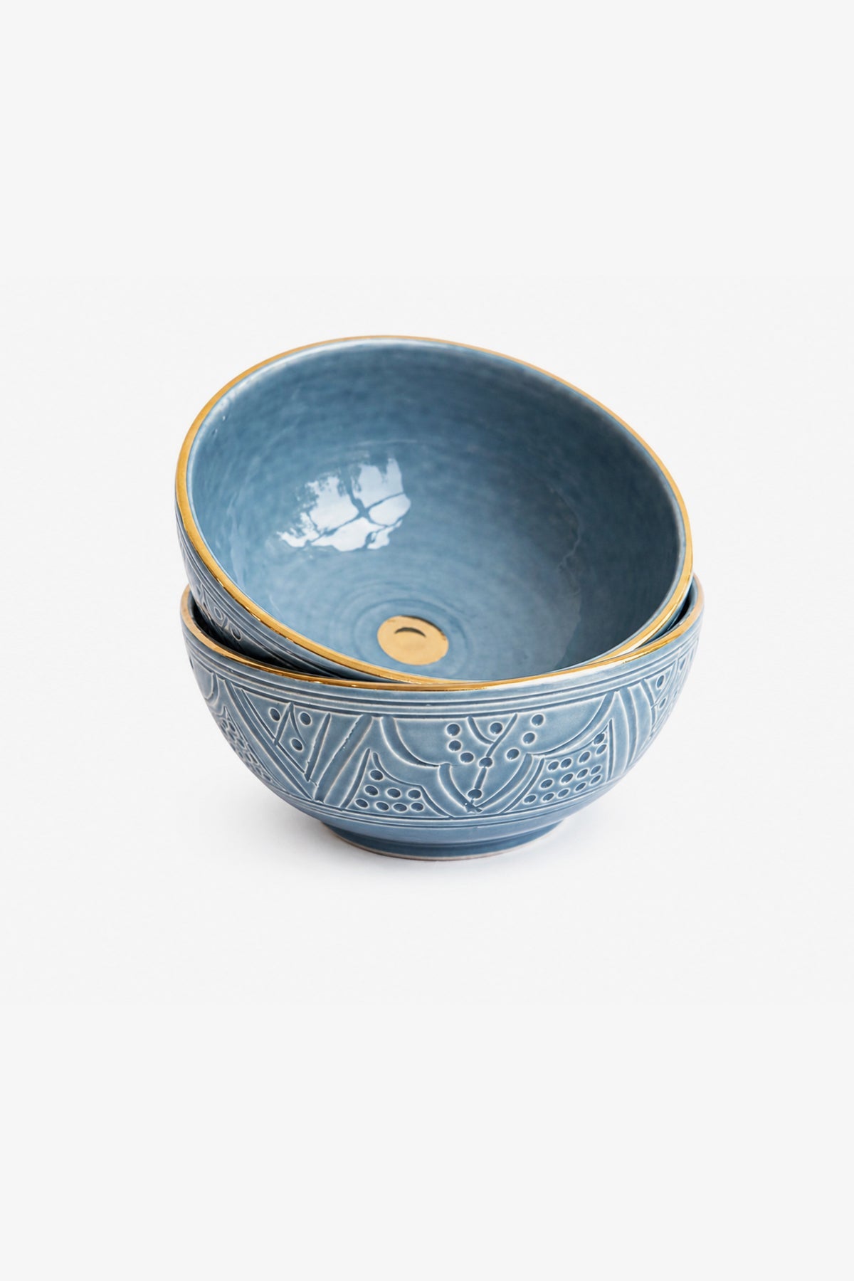 PETIT BOL BAS · bleu stone · BOL ET SALADIERS · Empreinte
