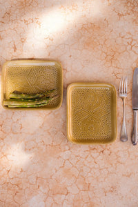 Small Tray Engraved Khaki