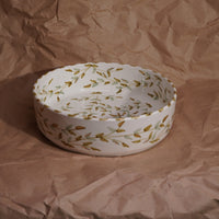 Large Straight Plate Leaves
