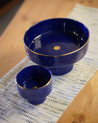 Majorelle Fruit Bowl Pair