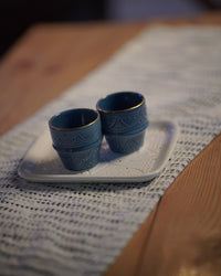 إسبريسو Blue Stone على صينية بيضاء