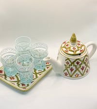 حفلة شاي ميدا - زجاج معاد تدويره