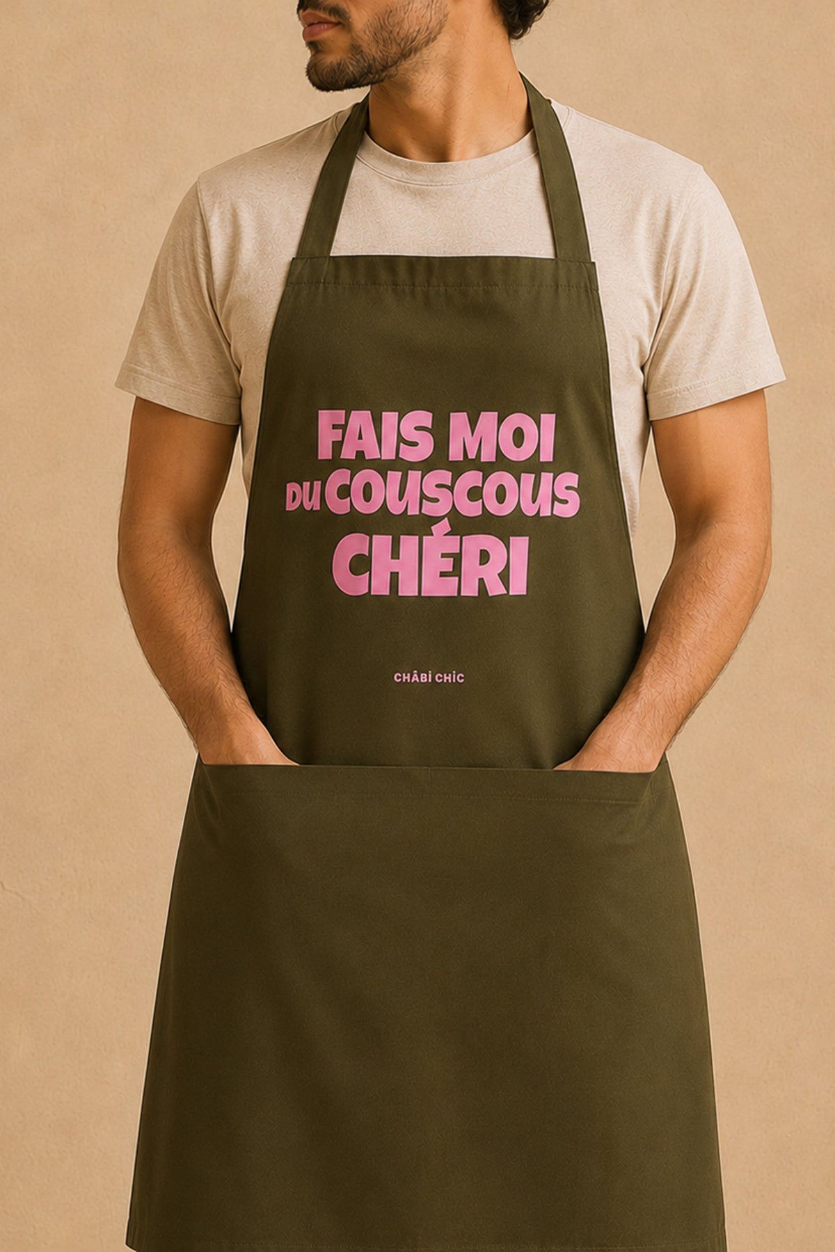 Tablier "Fais Moi du Couscous Chéri" · tablier fais moi du couscous cheri