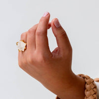 BAGUE ÉTOILE DE NACRE