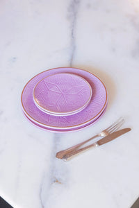 ASSIETTES PLATES · EMPREINTE · LILAS