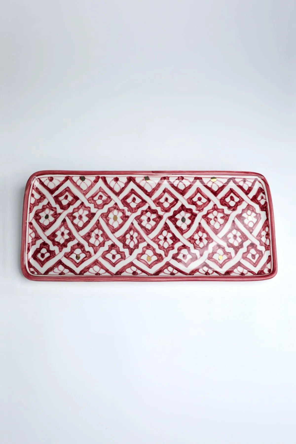 PLATEAU LONG RECTANGLE · AUBERGINE · Fassia · PLATS ET PLATEAUX