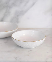 SALADIERS BAS · BLANC · BOLS ET SALADIERS · EMPREINTE