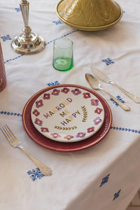 ASSIETTE MAKROUDH ME HAPPY · Assiettes · oriental vibes · PLATEAUX ET ASSIETTES