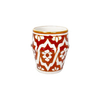 Petite tasse à café Fassia marsala gold