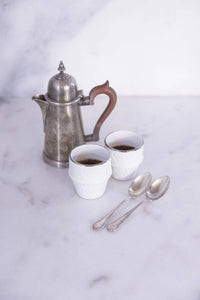 PETITE TASSE À CAFÉ · BLANC · Empreinte · EMPREINTE ARGENT