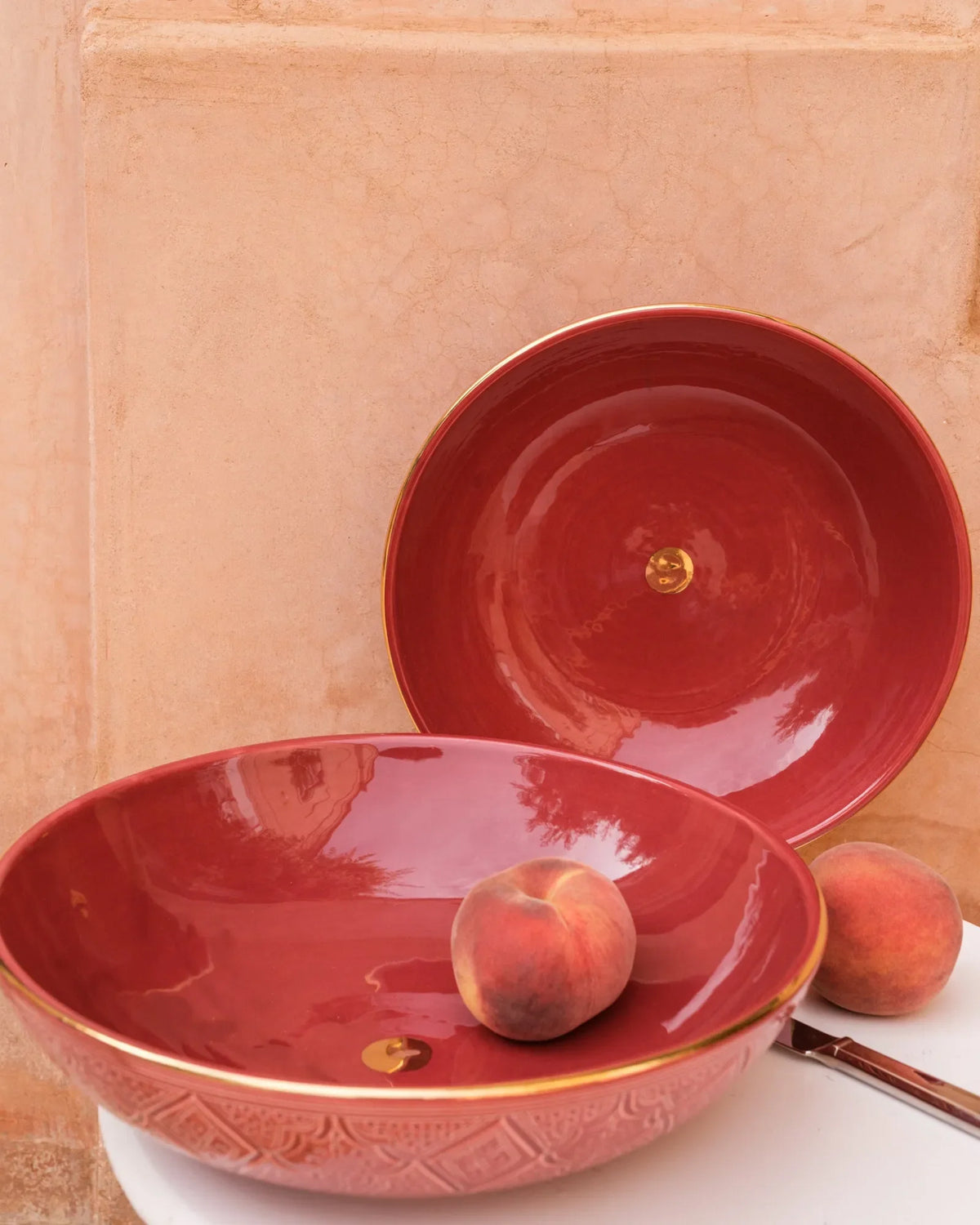 SALADIERS BAS · AUBERGINE · BOLS ET SALADIERS · EMPREINTE