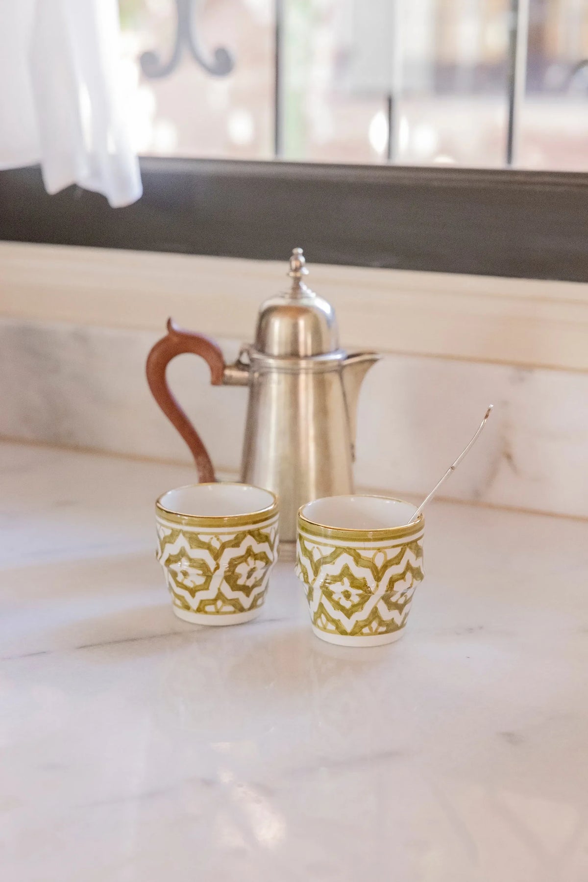 PETITE TASSE À CAFÉ · Fassia · KAKI · TASSE VERRE MUG