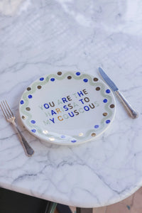 ASSIETTE YOU ARE THE HARISSA TO MY COUSCOUS