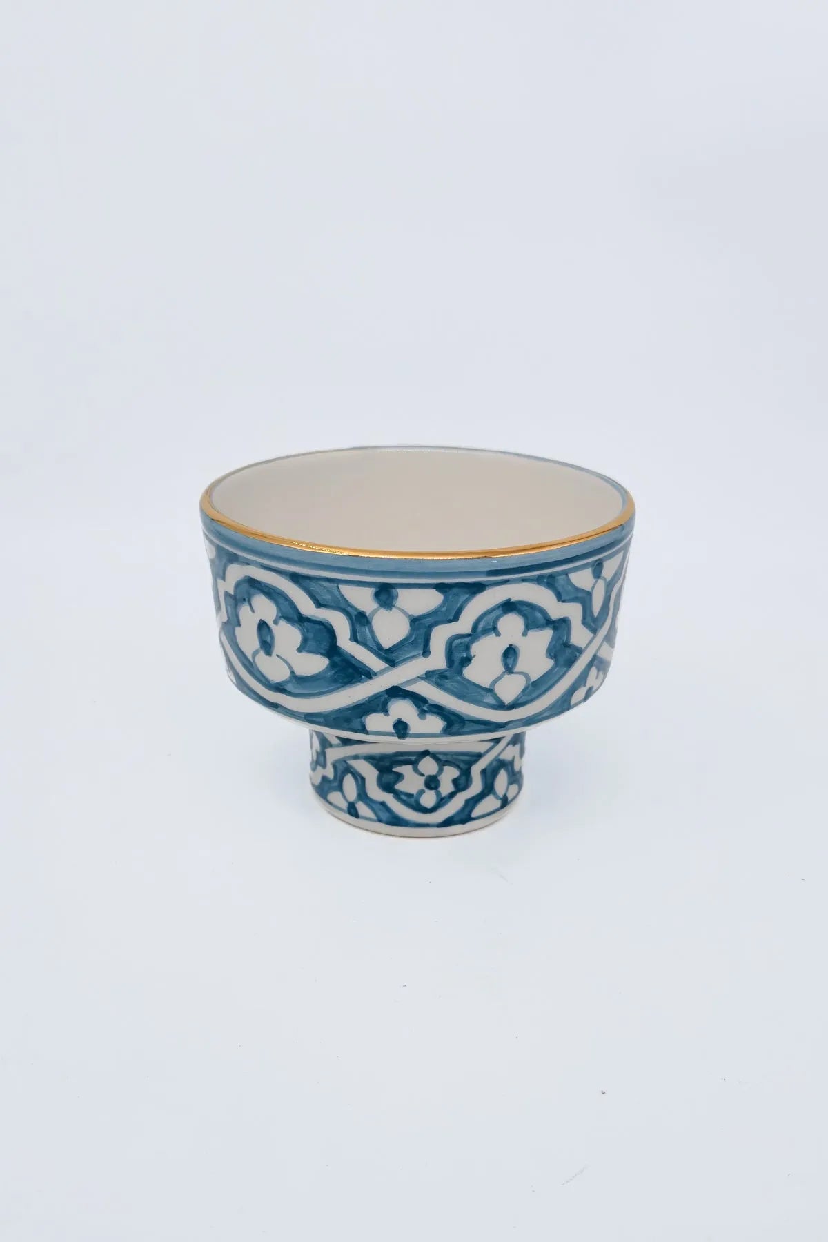 PETIT BOL APERITIVO FASSIA BLEU STONE GOLD