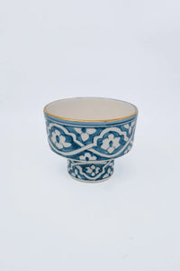PETIT BOL APERITIVO FASSIA BLEU STONE GOLD
