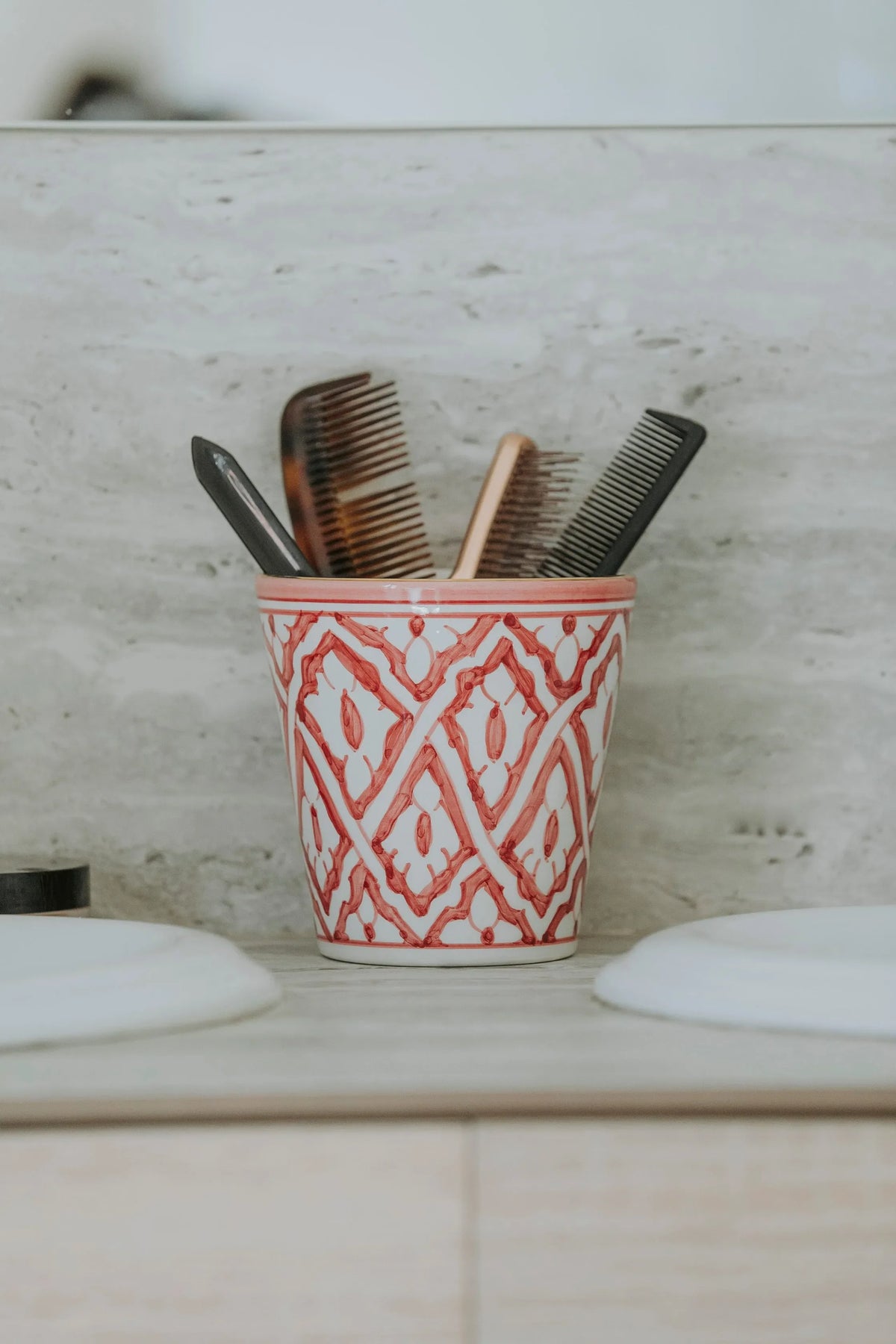 GRAND CACHE POT OU VASE · AUBERGINE · Fassia · POTS ET VASES