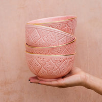 BOLS ET SALADIERS RONDS · blush · Empreinte