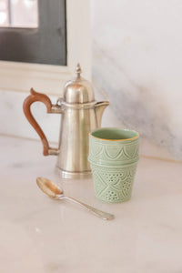 MOYENNE TASSE · Empreinte · mint · TASSE VERRE MUG