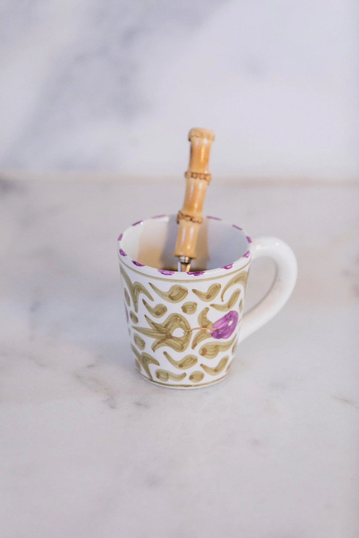 PETIT MUG · FLEUR DU MAROC IRIS · FLEUR LILAS KAKI · KAKI