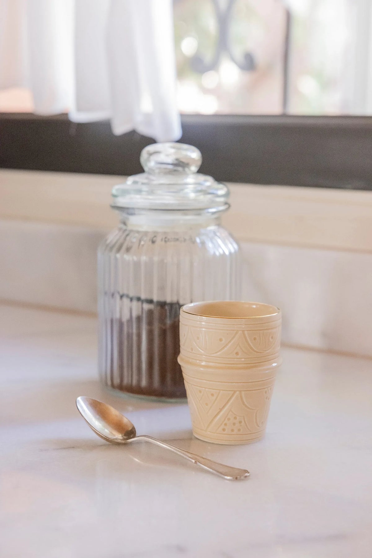 MOYENNE TASSE · Empreinte · SAHARA · TASSE VERRE MUG
