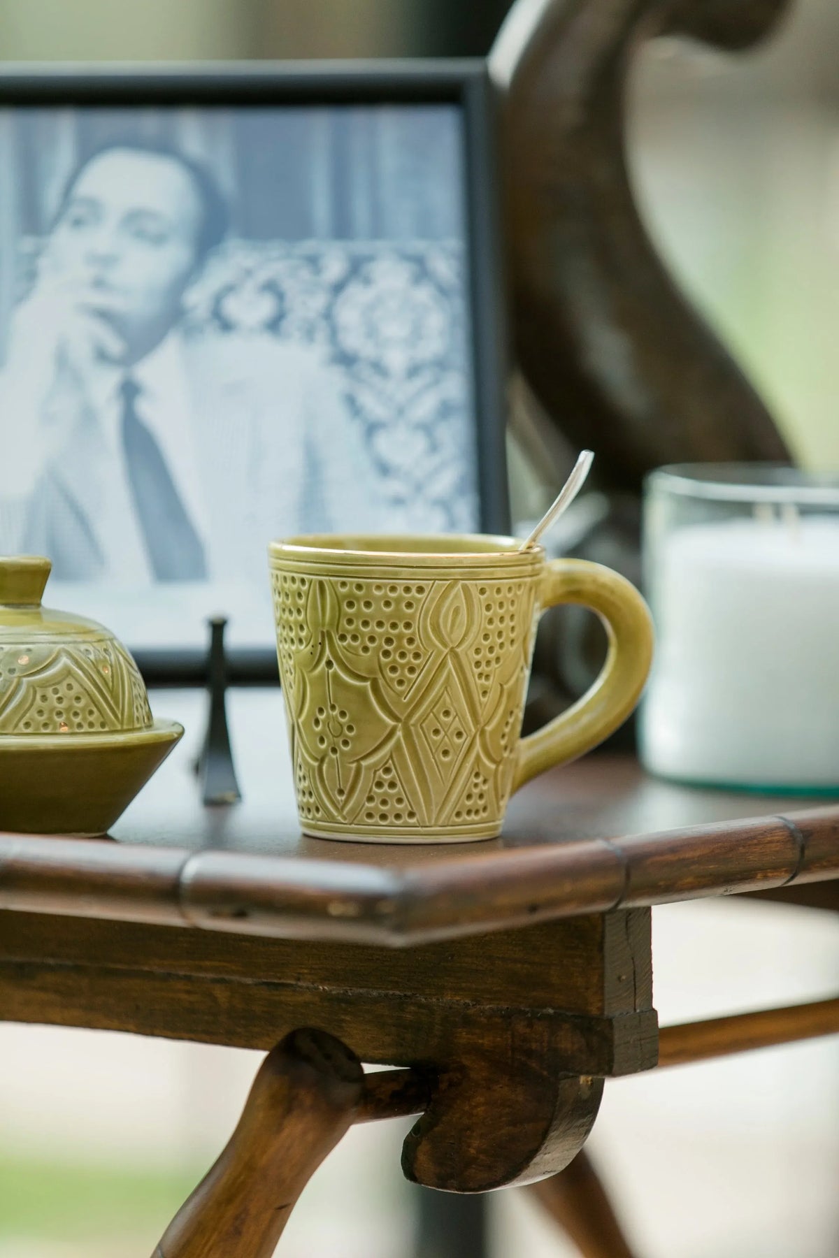 PETIT MUG · Empreinte · KAKI · TASSE VERRE MUG