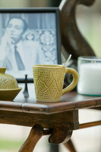 PETIT MUG · Empreinte · KAKI · TASSE VERRE MUG