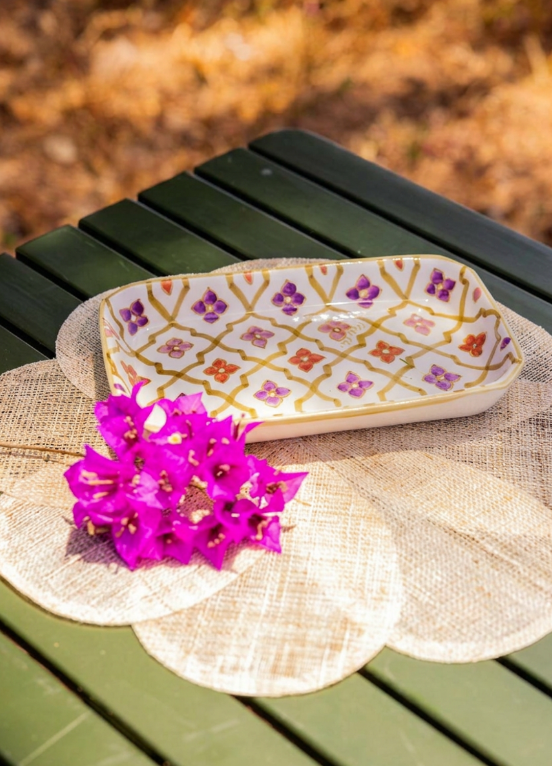 PLATEAU RECTANGLE · OASIS · PLATS ET PLATEAUX