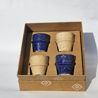 علبة إسبريسو - 4 أكواب Sahara Majorelle Duo