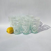 6 أكواب كبيرة مزخرفة – 200 مل