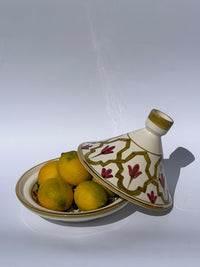 طاجين متوسط ​​الحجم بلونKhaki-Aub